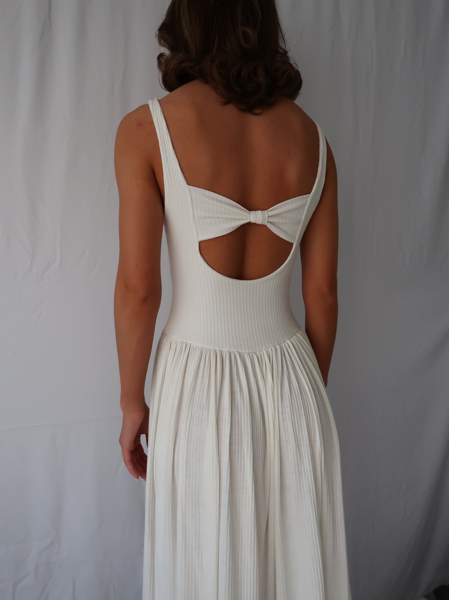 Carrie - Boat neck dress - Ivory