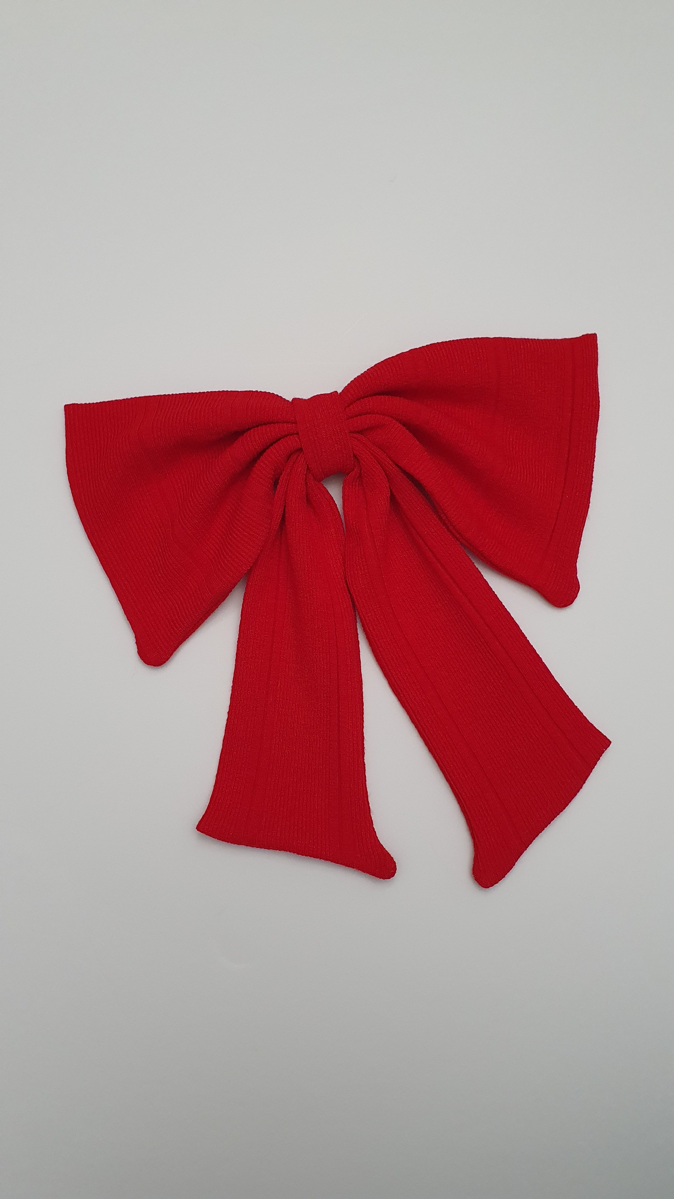 Red Bow Hair clip