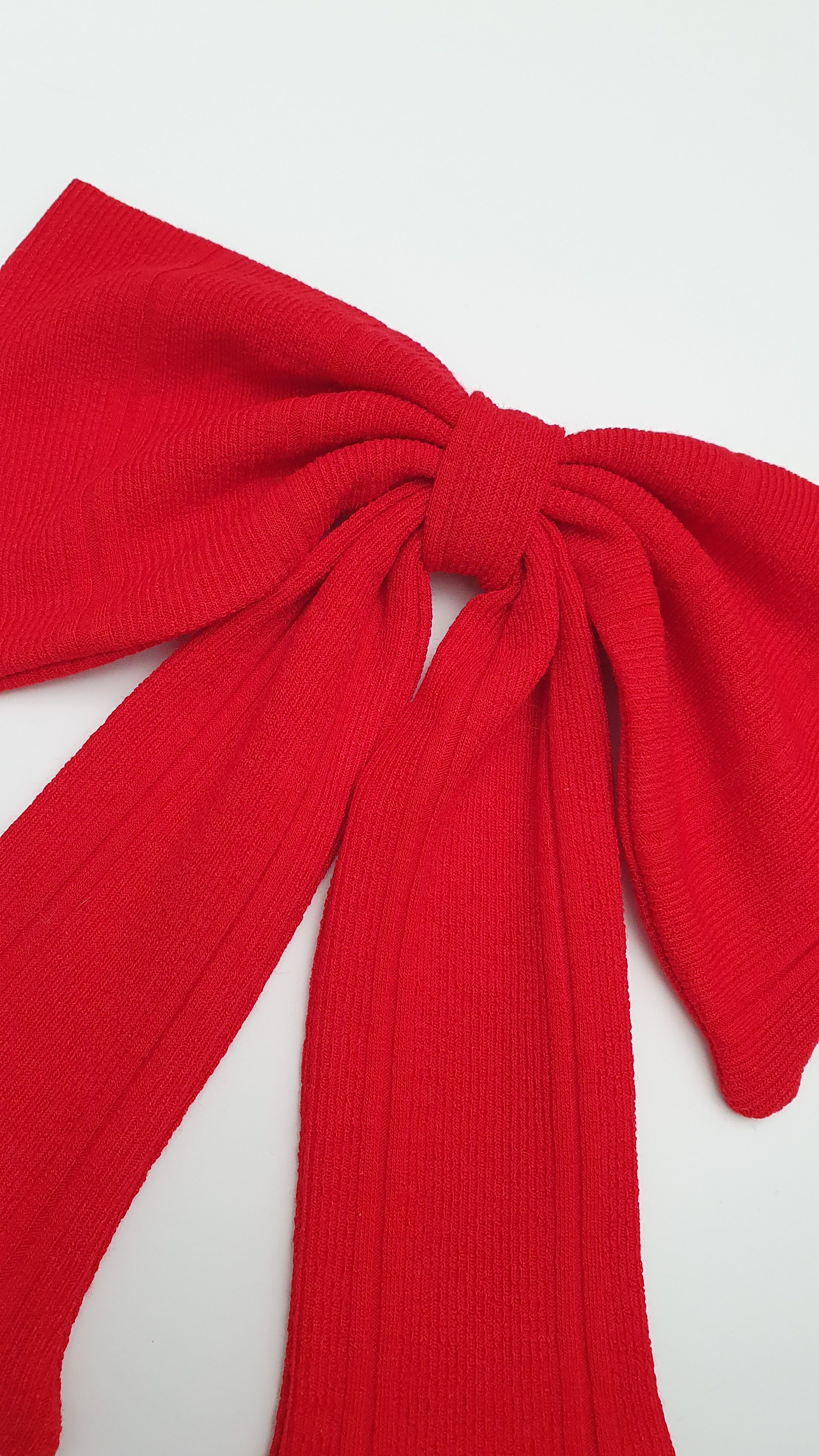 Red Bow Hair clip