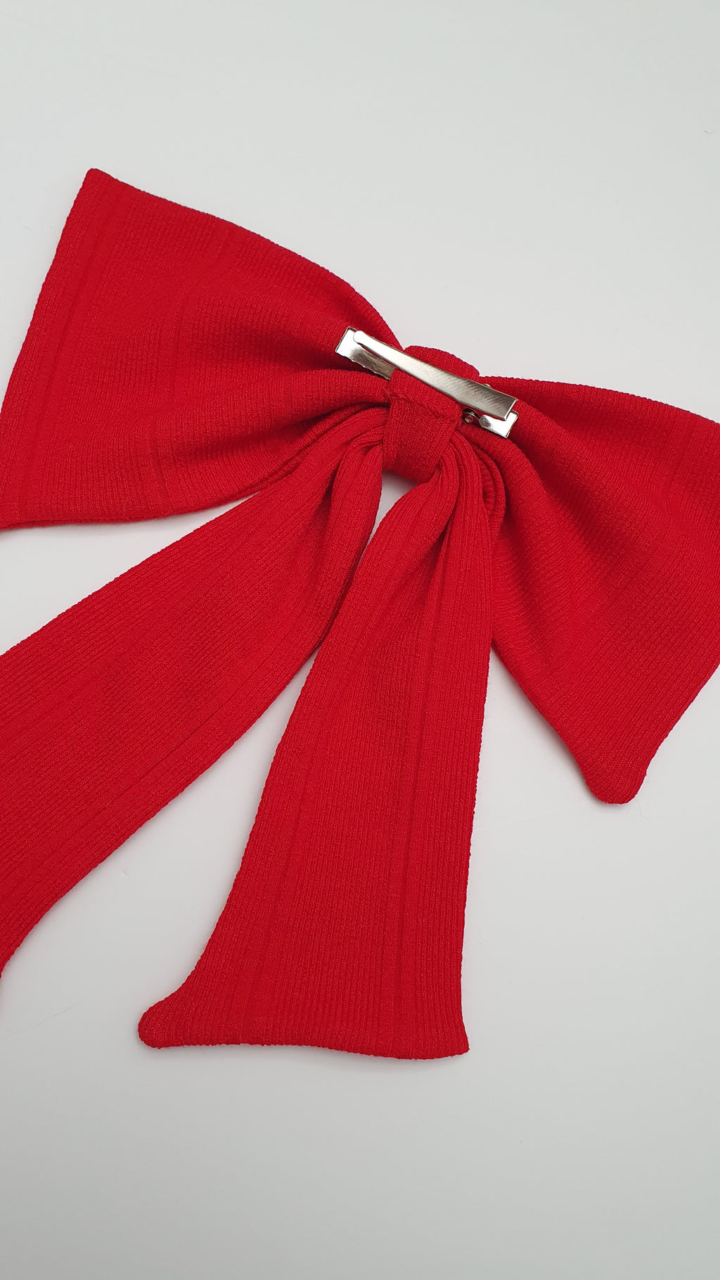 Red Bow Hair clip