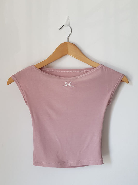 Amelie Bow TEE - Pink