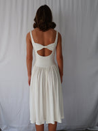 Carrie - Boat neck dress - Ivory