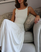 Carrie - Boat neck dress - Ivory