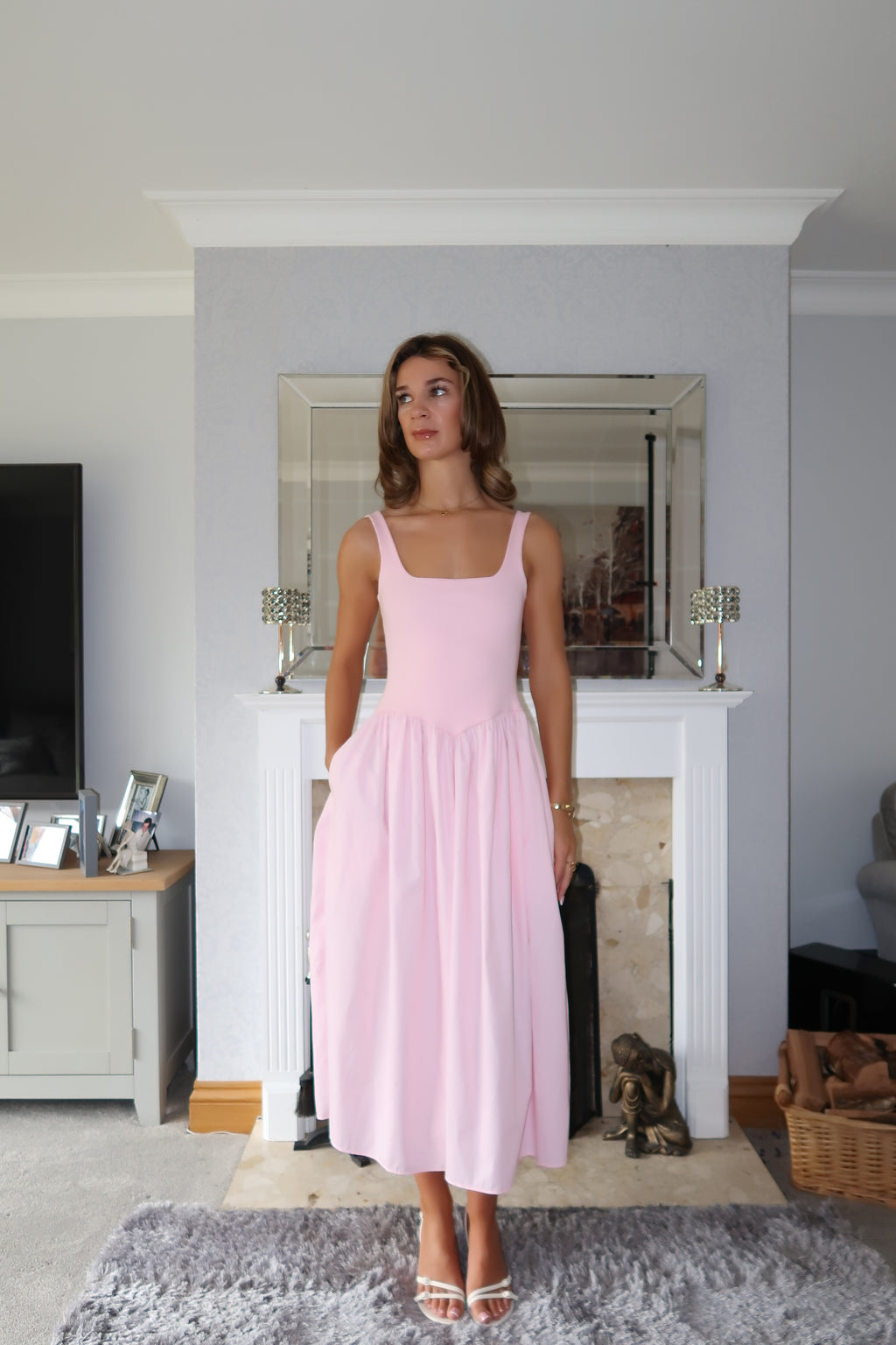 Alaina Dress - Light pink