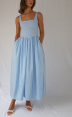 Alaina Dress - Candy Blue
