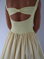 Alaina Dress - Lemon yellow