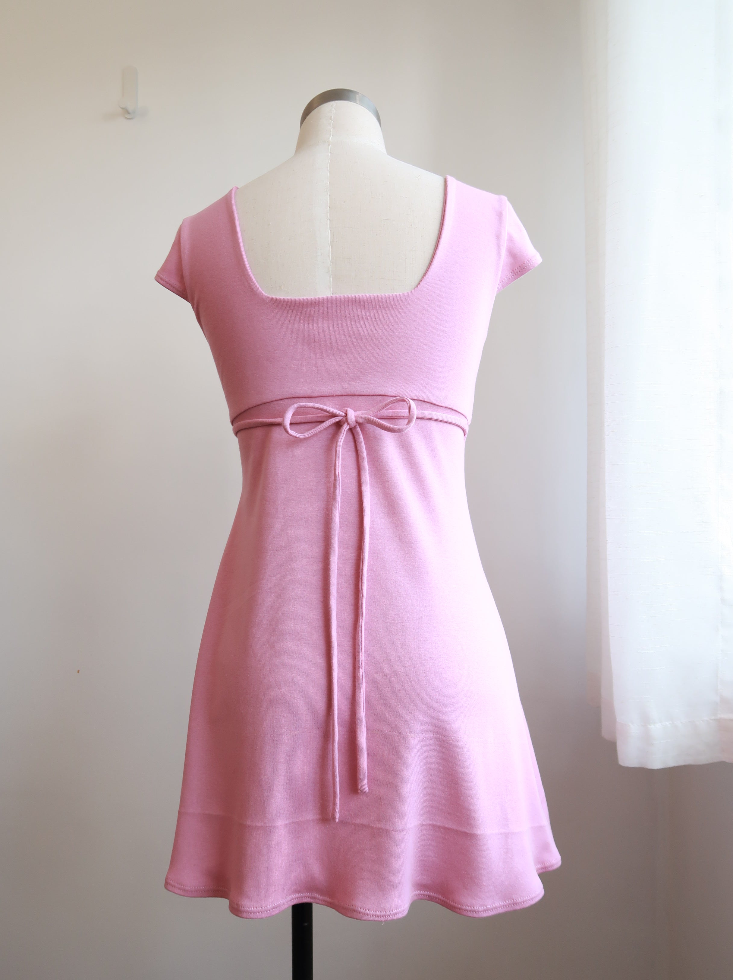 Lyra Dress in Dusky Pink