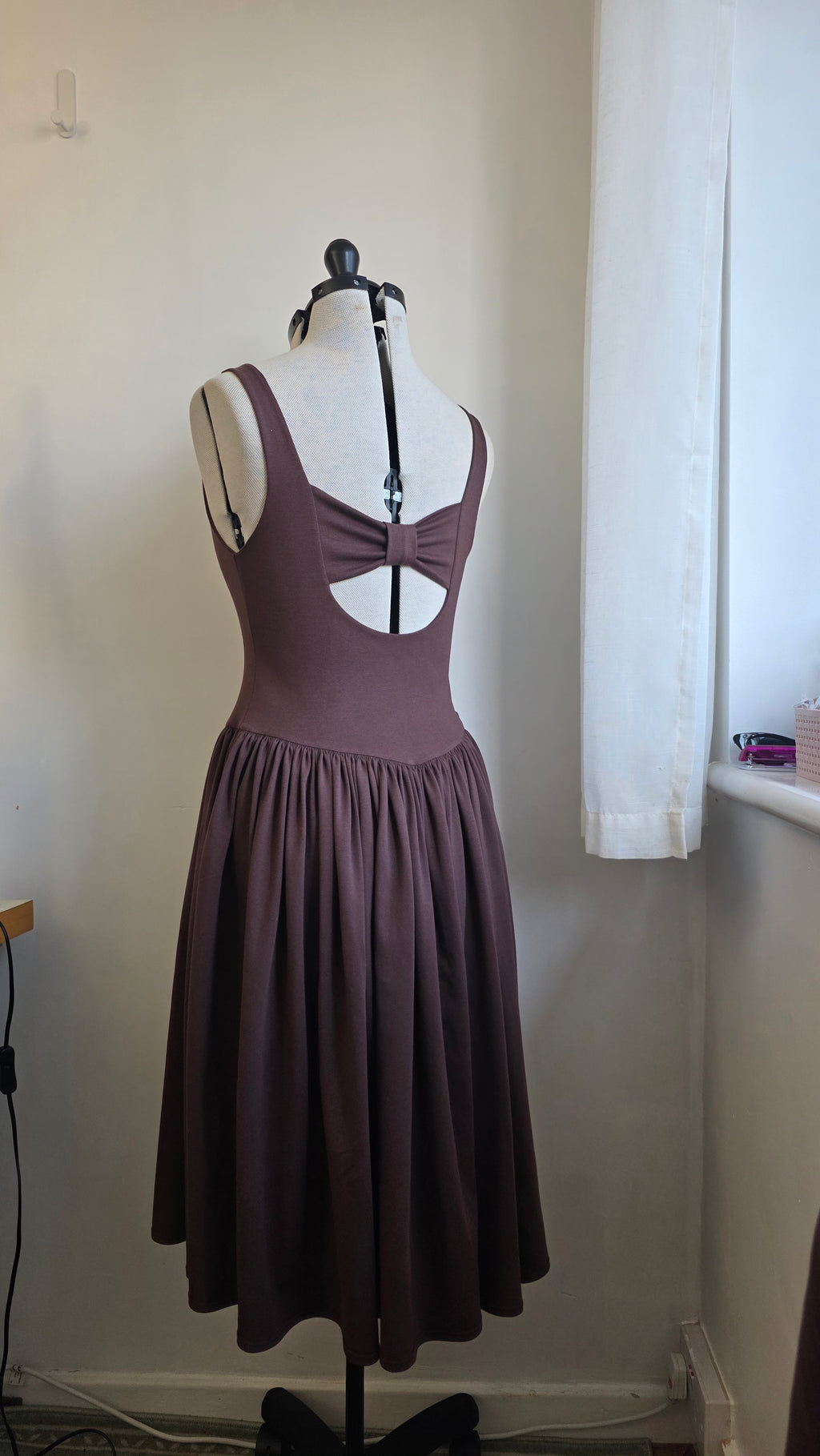 Carrie Dress in Chocolate Brown