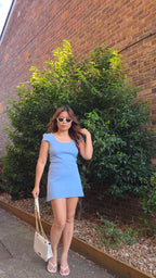 Lyra Dress in Bluebell