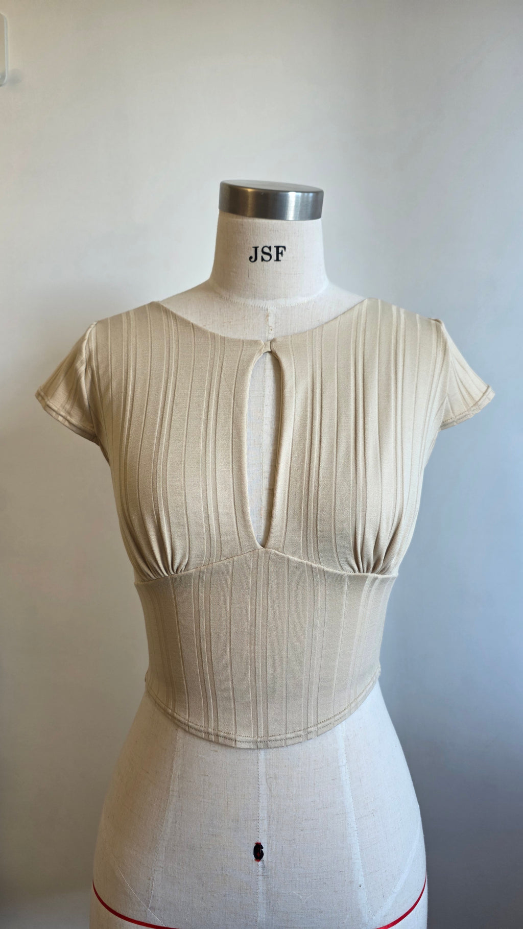 Solene Top in Beige