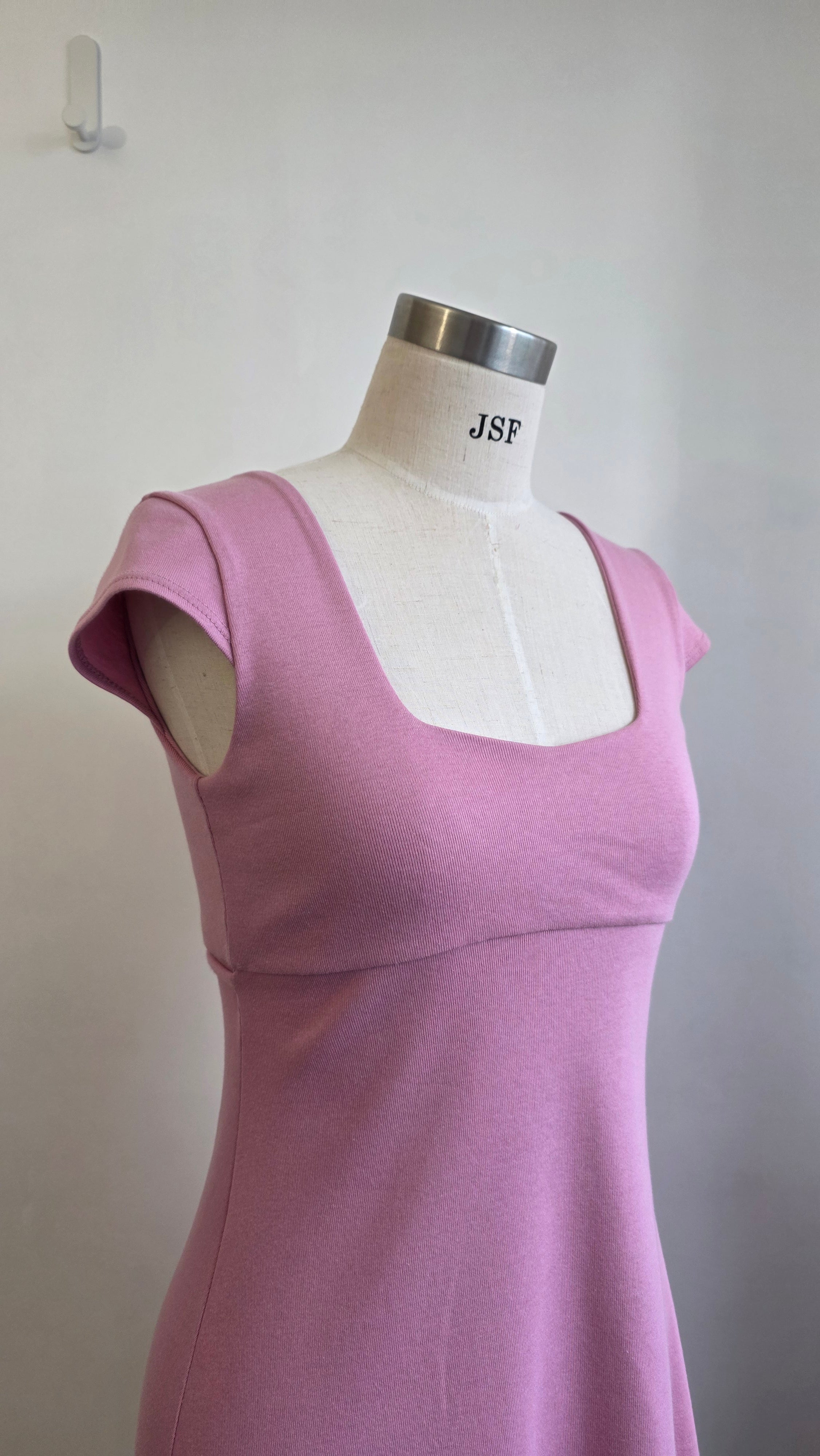 Lyra Dress in Dusky Pink