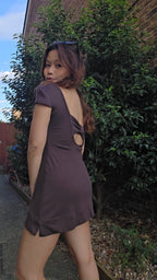 Lyra Dress in Brown