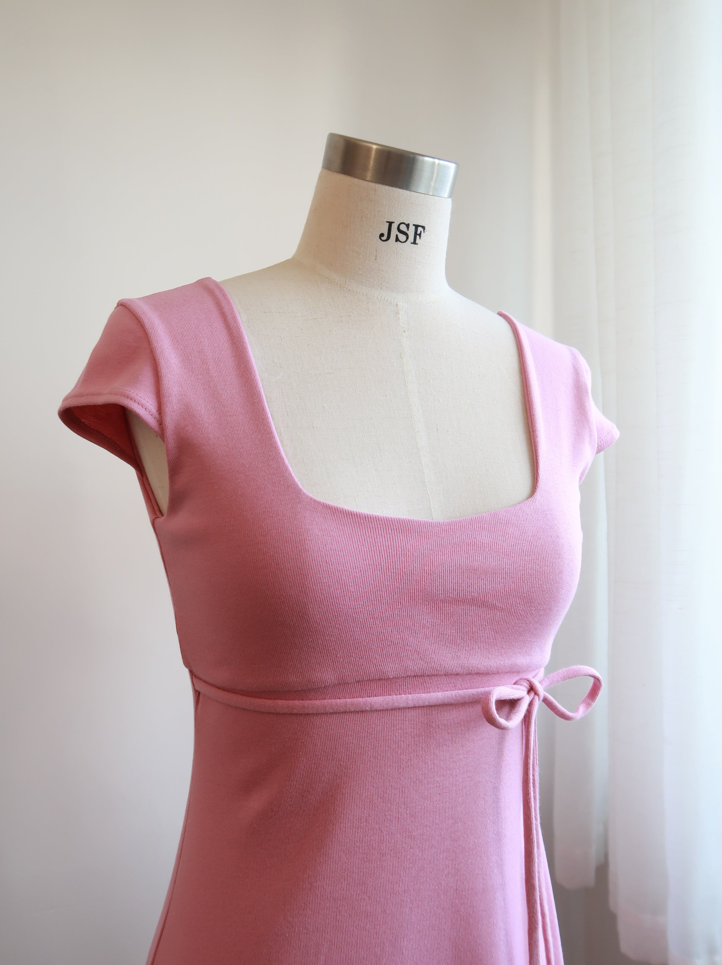 Lyra Dress in Dusky Pink