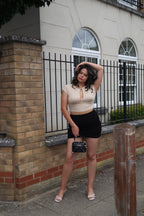 Solene Top in Beige