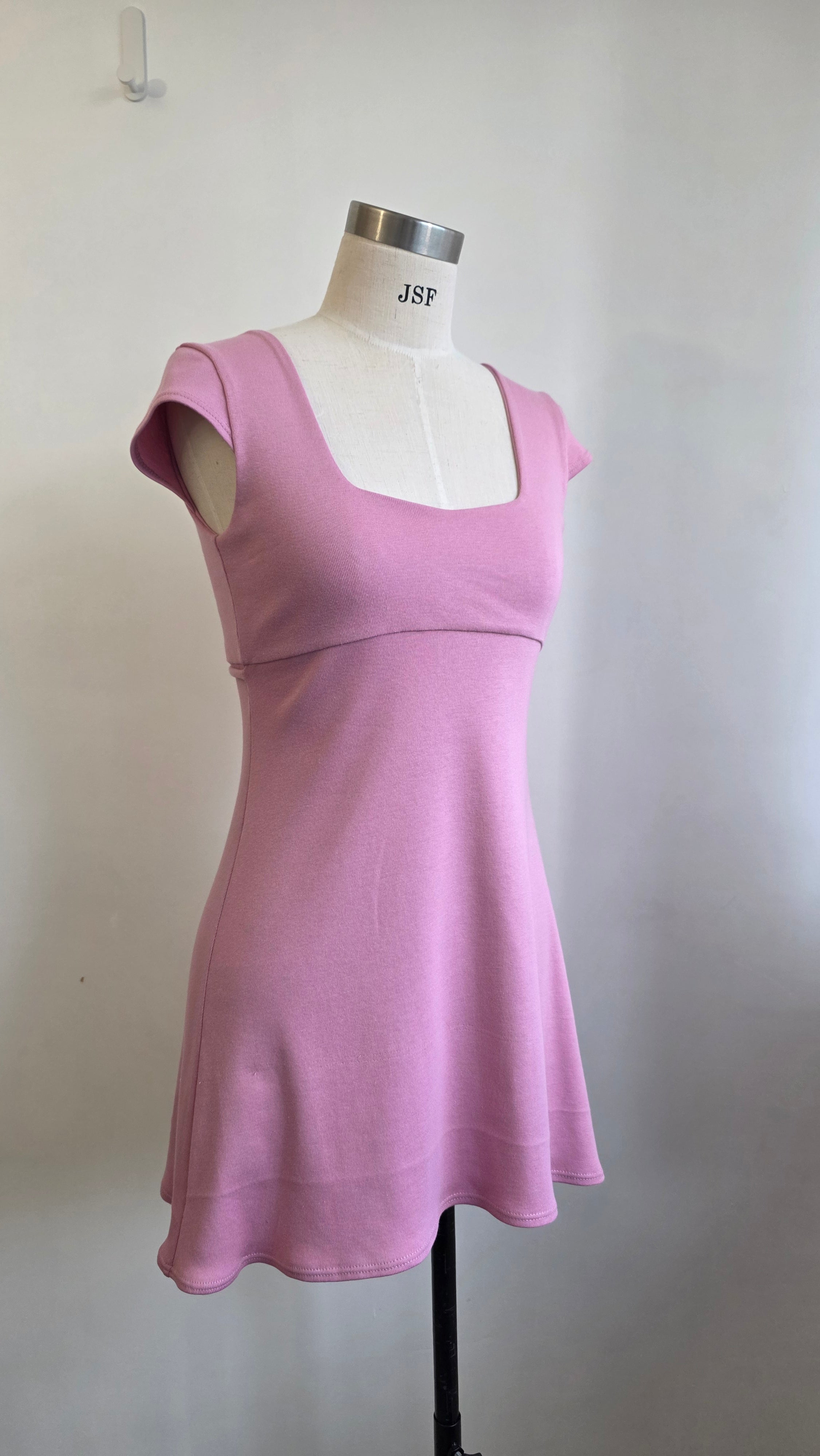 Lyra Dress in Dusky Pink
