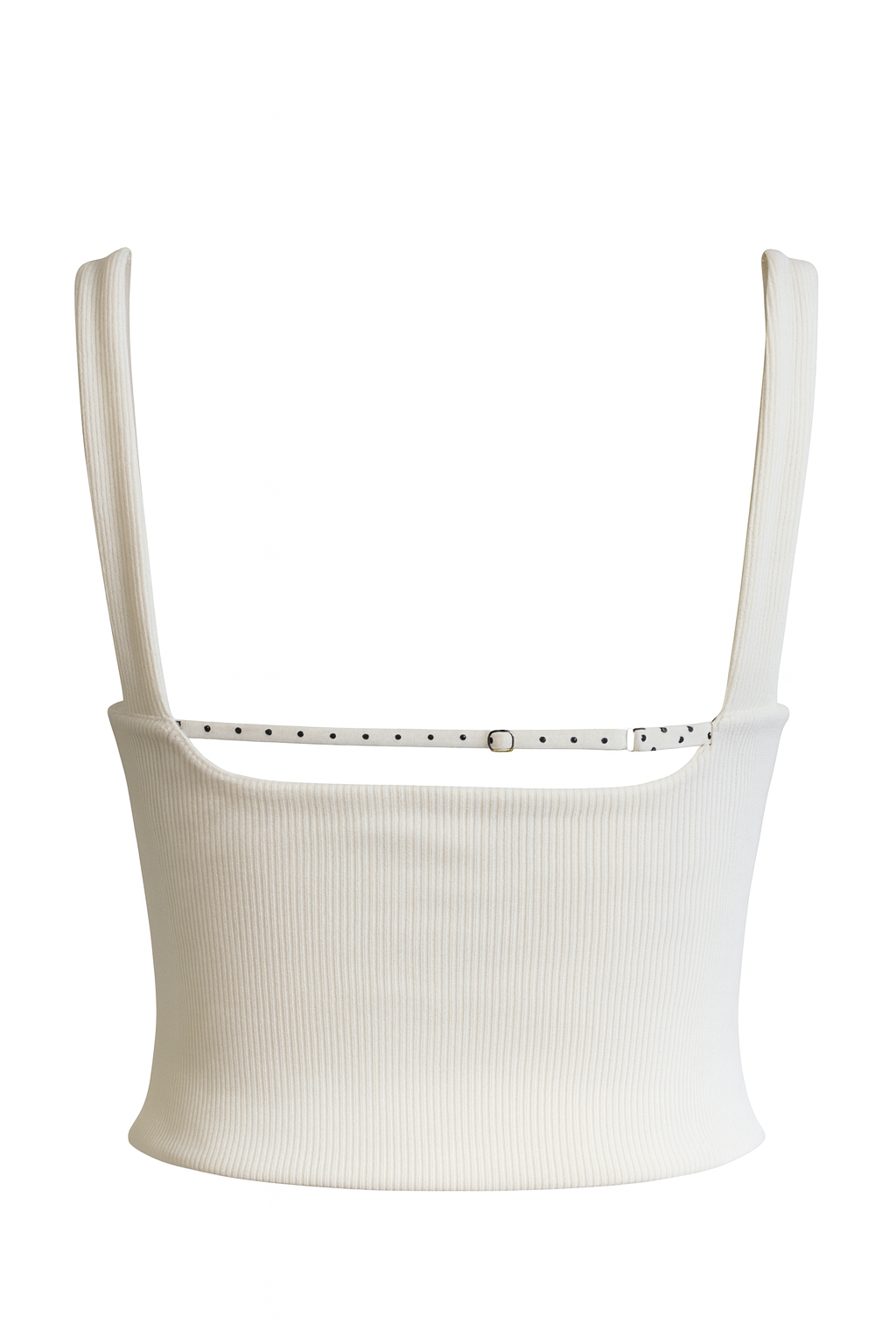 Polka-dot Bow top - White