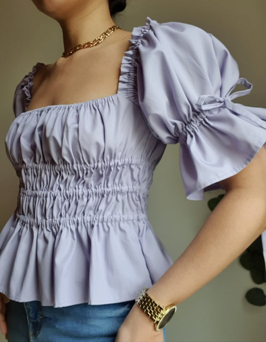 Smocked Top 'Iris'